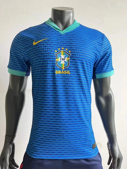 24/25 Brazil Away Blue Player 1:1 Quality Soccer Jersey