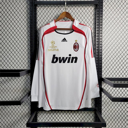 2006/2007 AC Milan Away White 1:1 Quality Retro Soccer Jersey