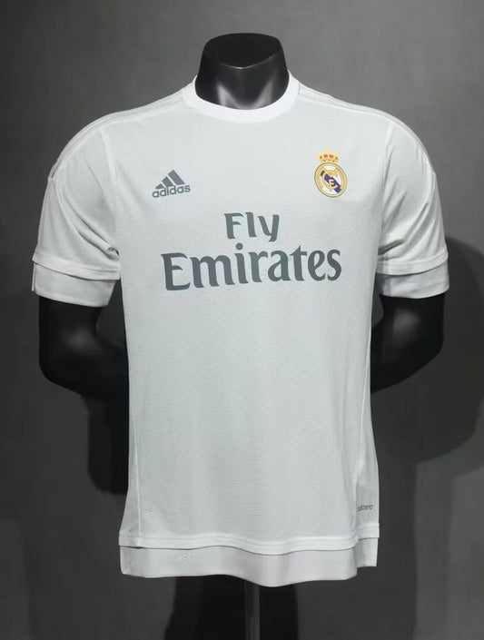 2015/2016 Real Madrid Home Player Retro 1:1 Quality Soccer Jersey