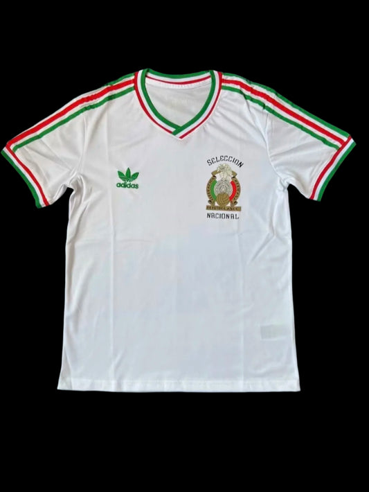 1986 Mexico Classic Retro White Fans 1:1 Quality Soccer Jersey