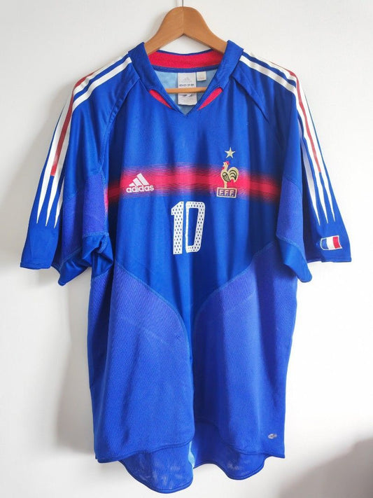 2004 France Home Fans Retro 1:1 Quality Soccer Jersey