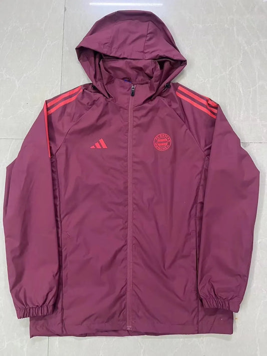 24/25 Bayern Munich Red Windbreaker