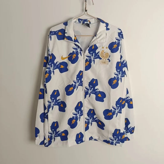 24/25 France Blue Flower Windbreaker