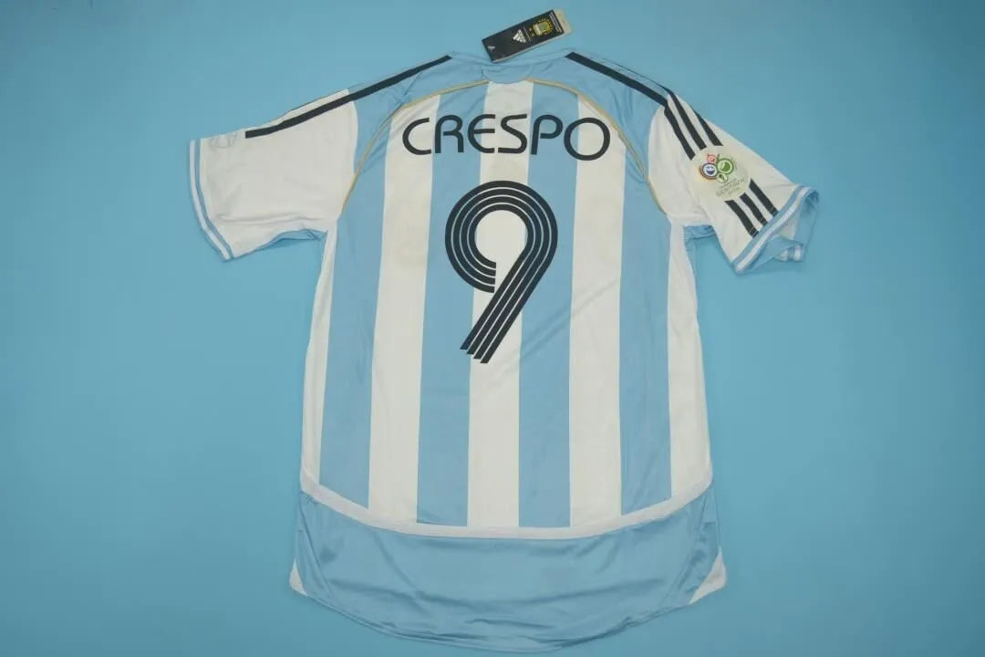 2006/2007 Argentina Home Fans 1:1 Quality Retro Soccer Jersey