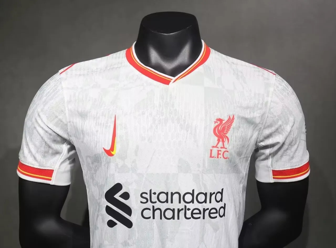 24/25 Liverpool Third White Player 1:1 Quality Soccer Jersey