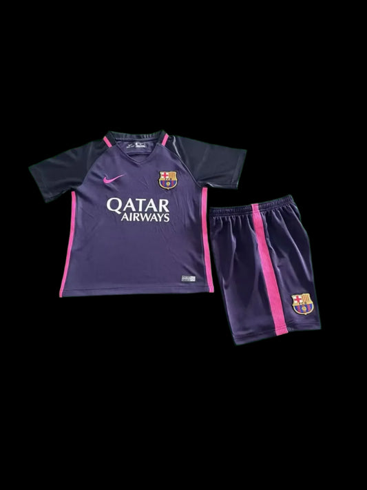 2016/2017 Barcelona Away 1:1 Kids Retro Soccer Jersey