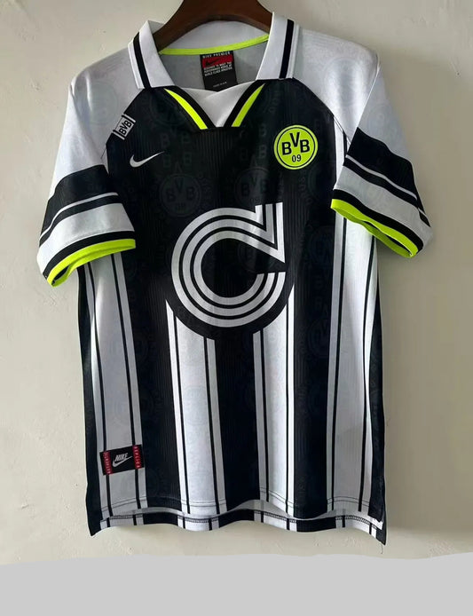 1995 Dortmund Away 1:1 Quality Retro Soccer Jersey