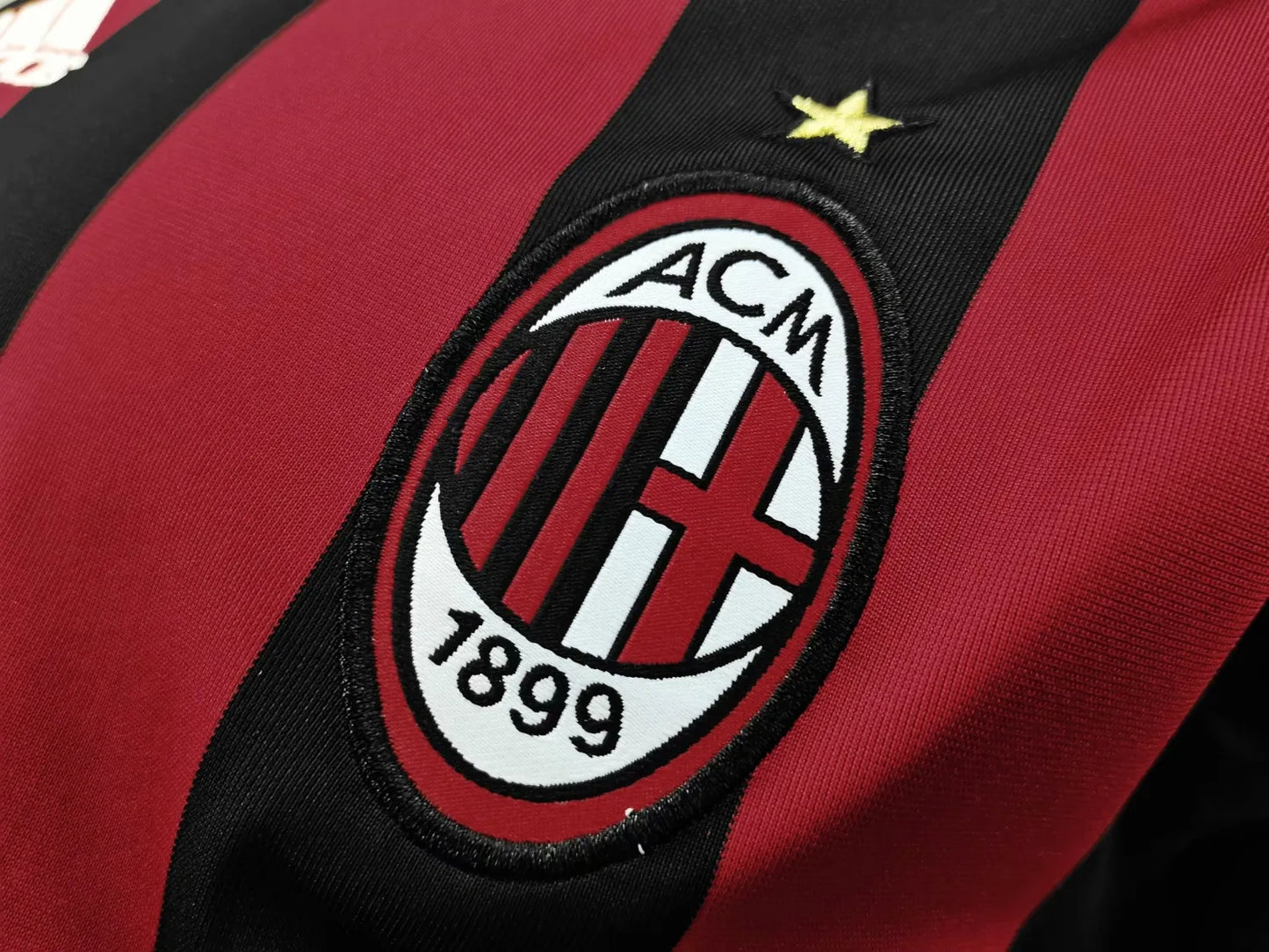 2009-2010 AC Home Fans 1:1 Quality Retro Soccer Jersey