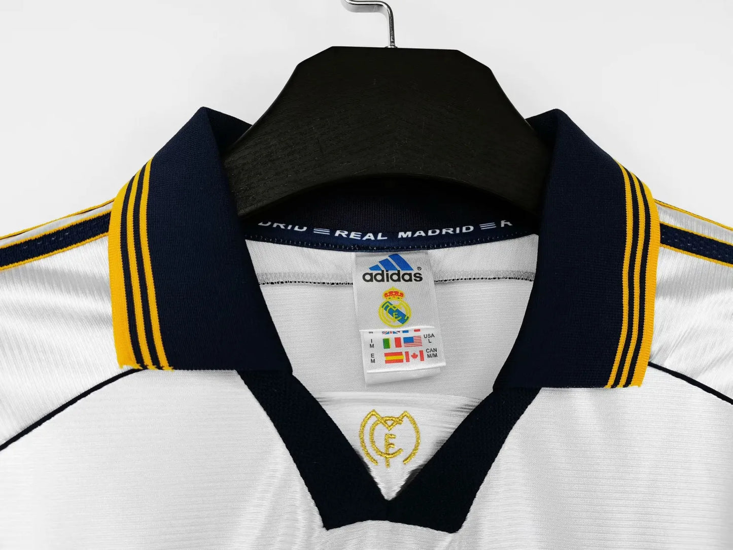 1999-2000 Real Madrid Home 1:1 Quality Retro Soccer Jersey