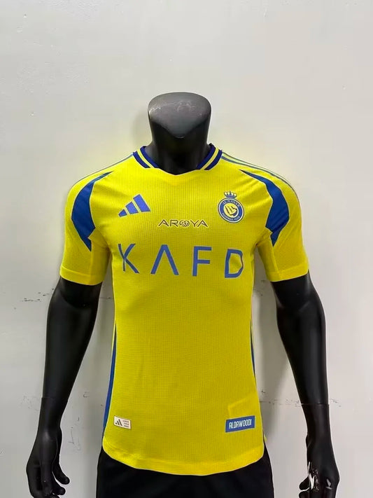24/25 Al Nassr Home Yellow Player 1:1 Quality Soccer Jersey