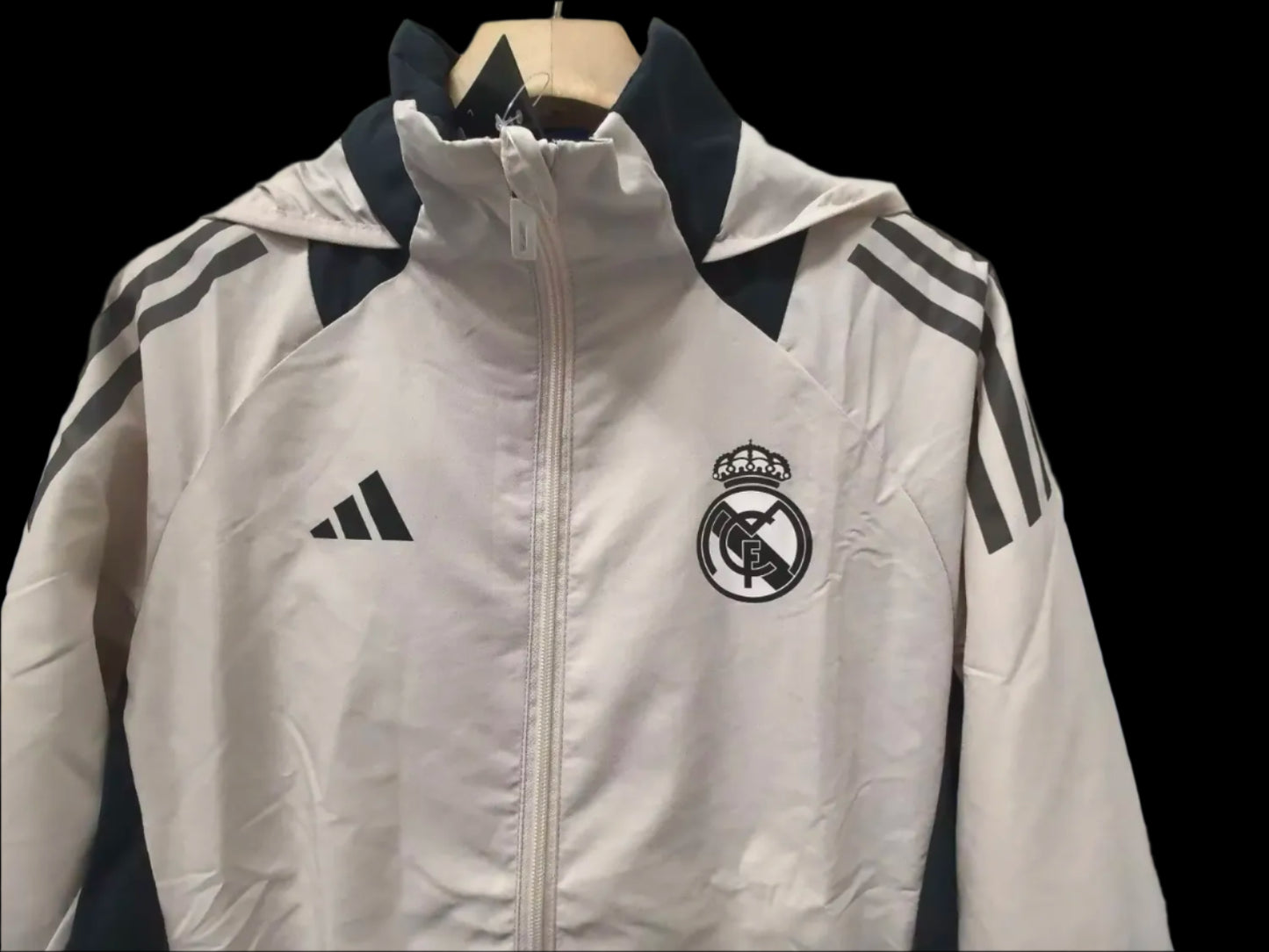 24/25 Real Madrid Grey Windbreaker