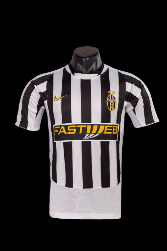 2003/2004 Juventus Home Fans Retro 1:1 Quality Soccer Jersey