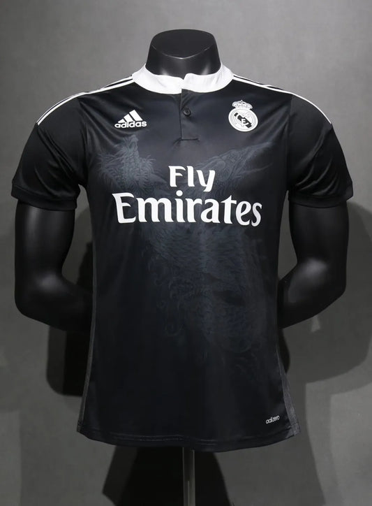 2014/2015 Real Madrid Away Black Player Retro 1:1 Quality Soccer Jersey