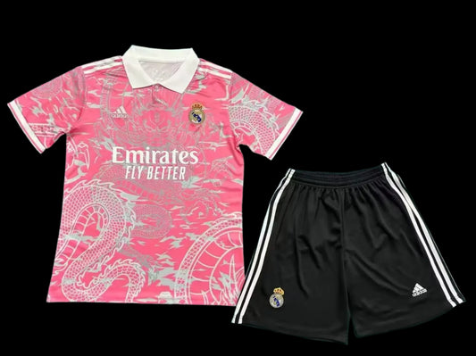 25/26 Real Madrid Special Edition Kids Kits 1:1 Quality Soccer Jersey