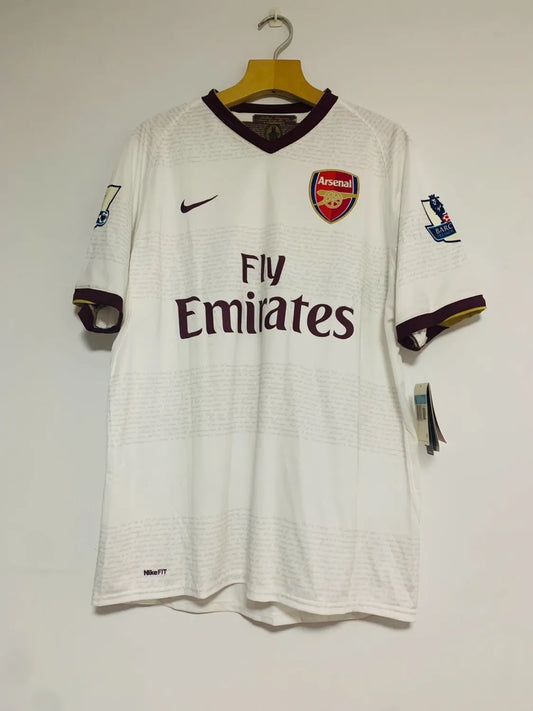 2007/2008 Arsenal Away Fans 1:1 Quality Retro Soccer Jersey