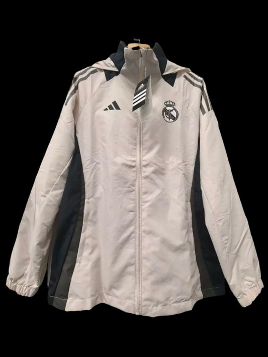 24/25 Real Madrid Grey Windbreaker