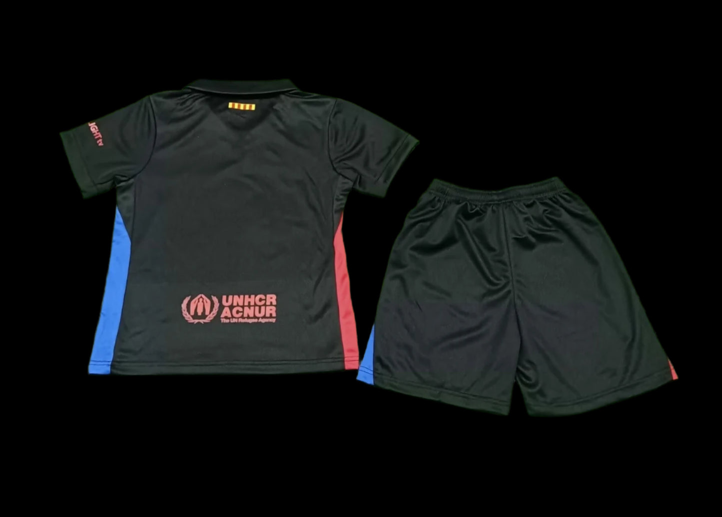 24/25 Barcelona Away Kids Kits 1:1 Soccer Jersey