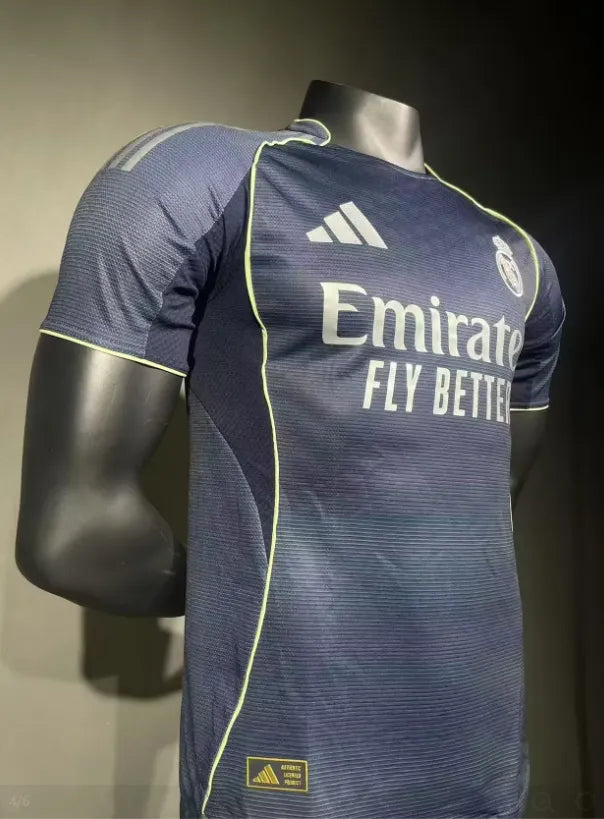 25/26 Real Madrid Away Player 1:1 Quality Soccer Jersey