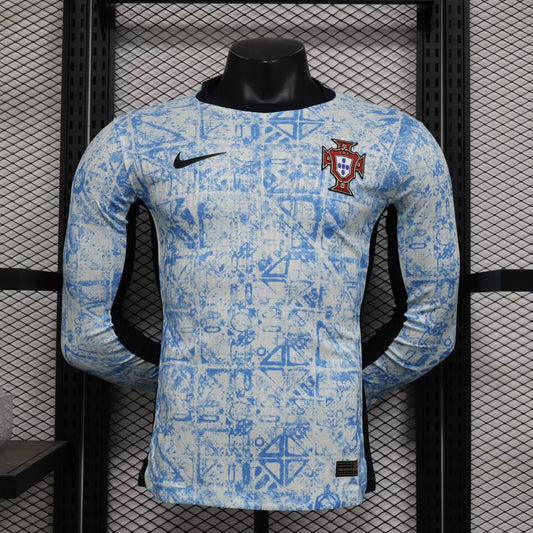 24/25 Portugal Away Long Sleeves Player 1:1 Quality Soccer Jersey