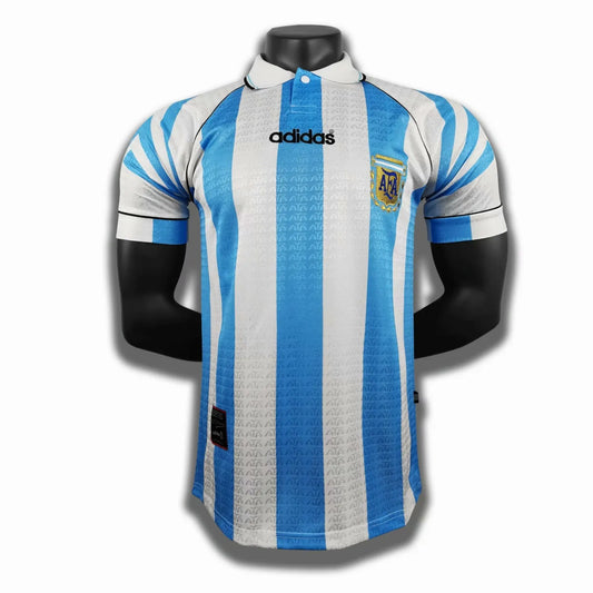 1996-1997 Argentina Home 1:1 Quality Retro Soccer Jersey