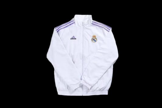 24/25 Real Madrid Double Sided White Windbreaker
