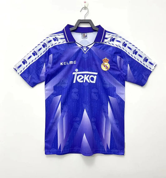 1996-1997 Real Madrid Away 1:1 Quality Retro Soccer Jersey