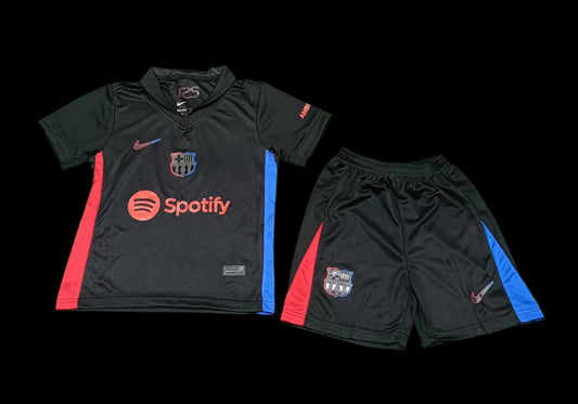24/25 Barcelona Away Kids Kits 1:1 Soccer Jersey