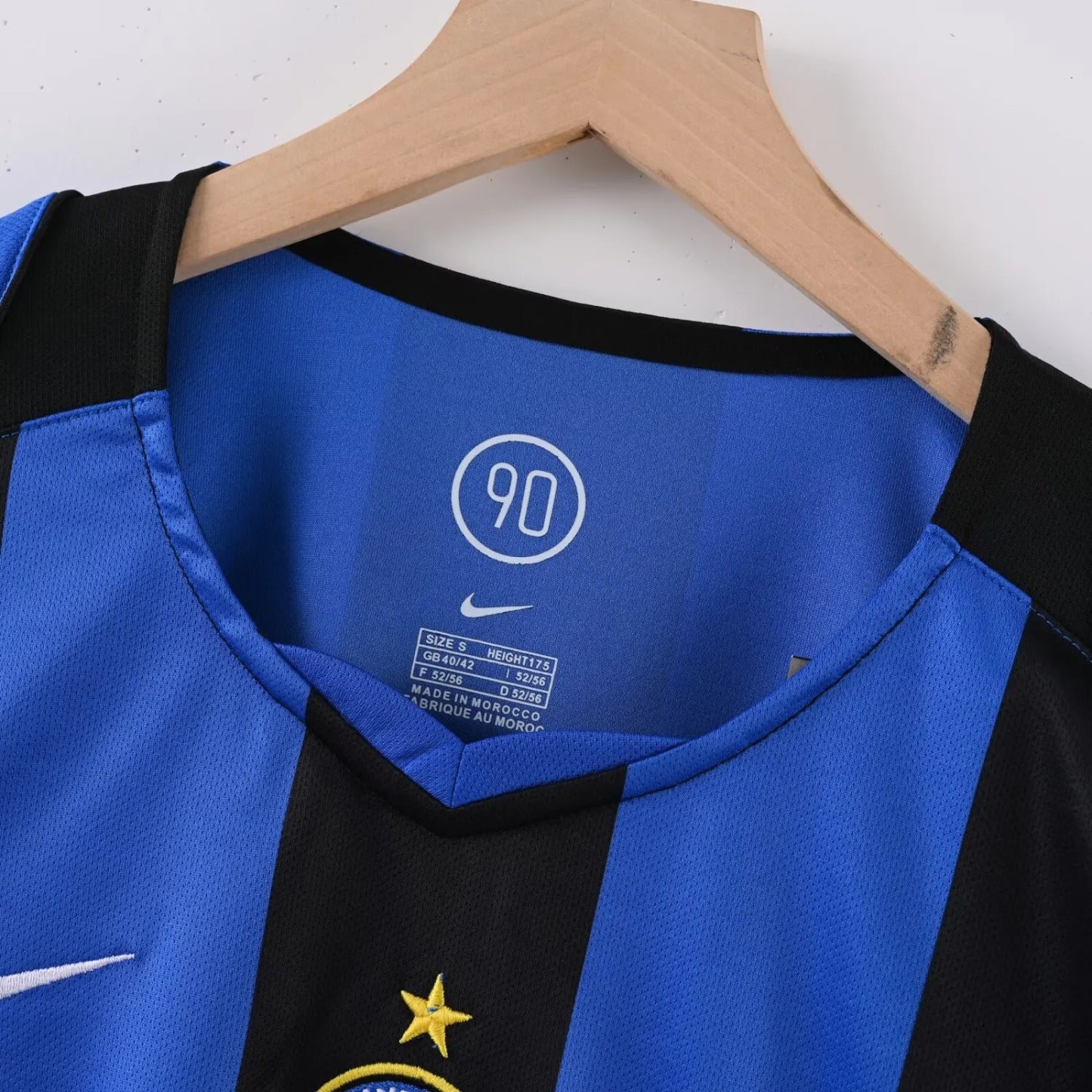 2004/2005 Inter Milan Home Long Sleeve 1:1 Retro Soccer Jersey