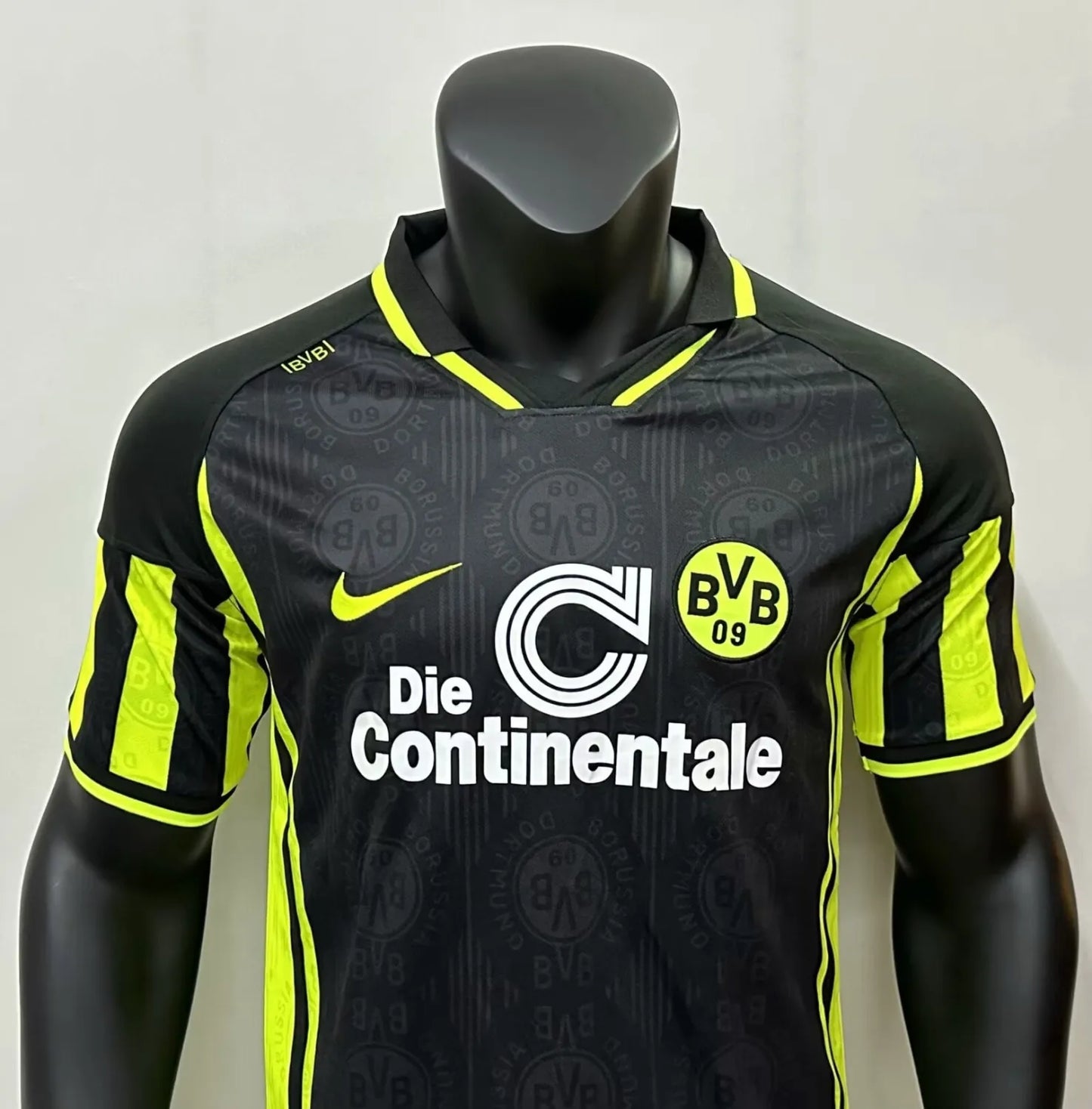 1995/1996 Dortmund Away Fans 1:1 Quality Retro Soccer Jersey