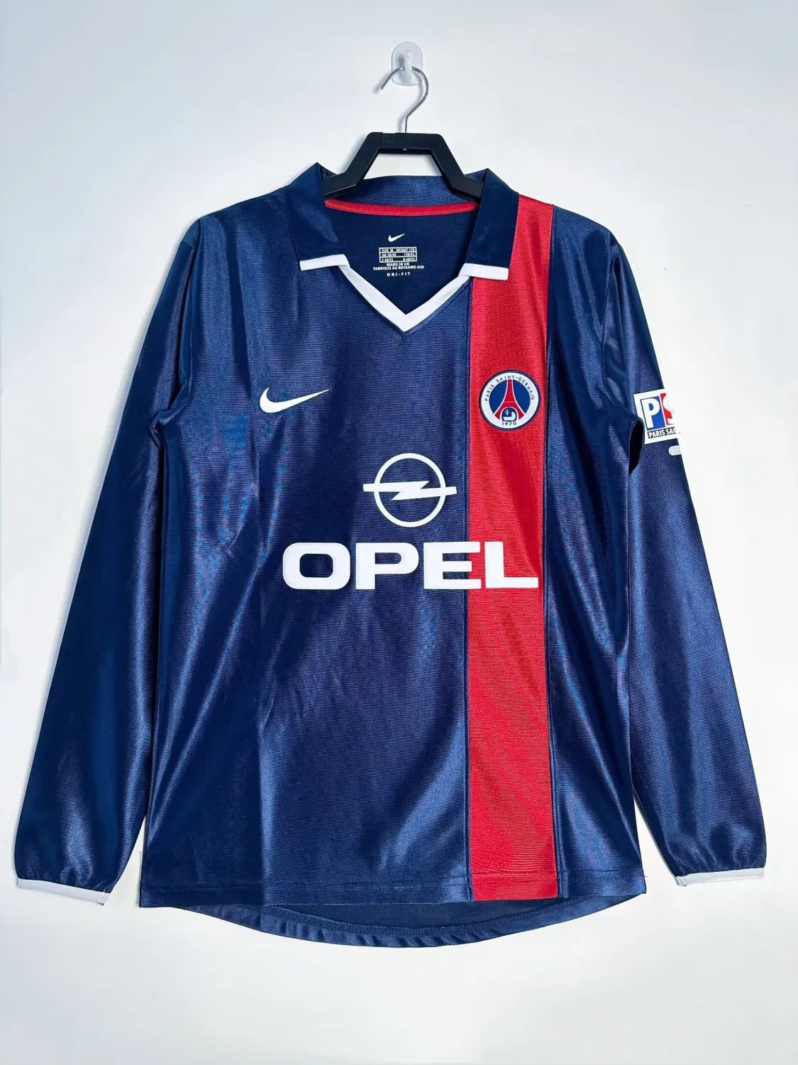 2001/2002 Paris Home Long Sleeve Fans Retro 1:1 Quality Soccer Jersey
