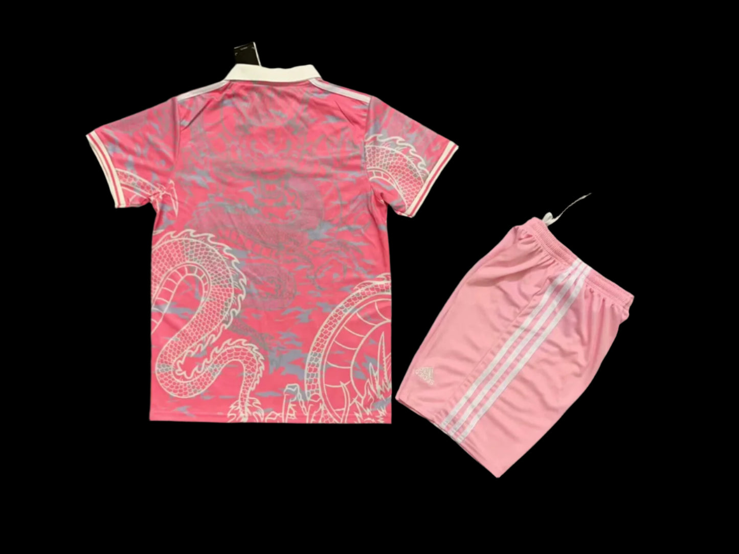 25/26 Real Madrid Special Edition Pink Kids Kits 1:1 Quality Soccer Jersey