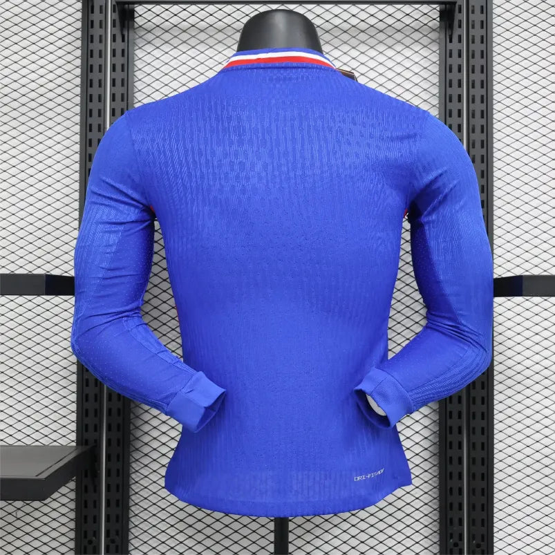 24/25 France Home Player Long sleeve 1:1 Quality Soccer Jersey
