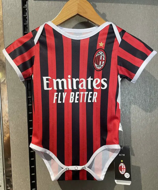 24/25 AC Milan Home Baby Suit Soccer Jersey