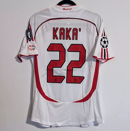 2006/2007 AC Milan Away White 1:1 Quality Retro Soccer Jersey
