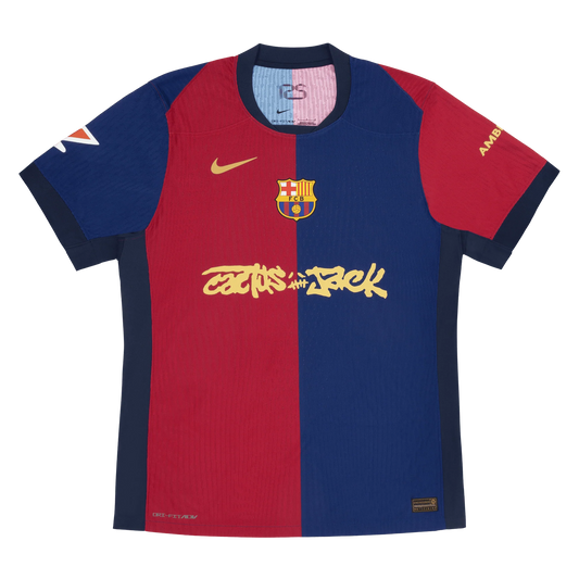 24/25 Barcelona x Travis Scott Home Player 1:1 Quality Soccer Jersey