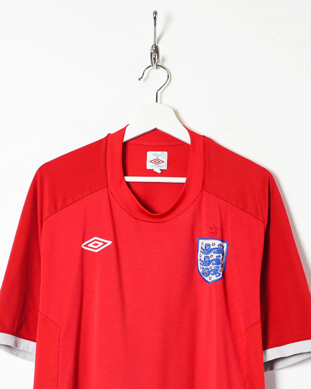 2010 England Away Red 1:1 Quality Retro Soccer Jersey
