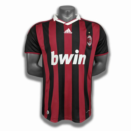 2009-2010 AC Home Fans 1:1 Quality Retro Soccer Jersey