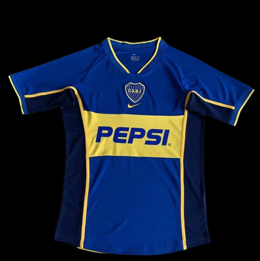 2002 Boca Home Fans 1:1 Quality Retro Soccer Jersey