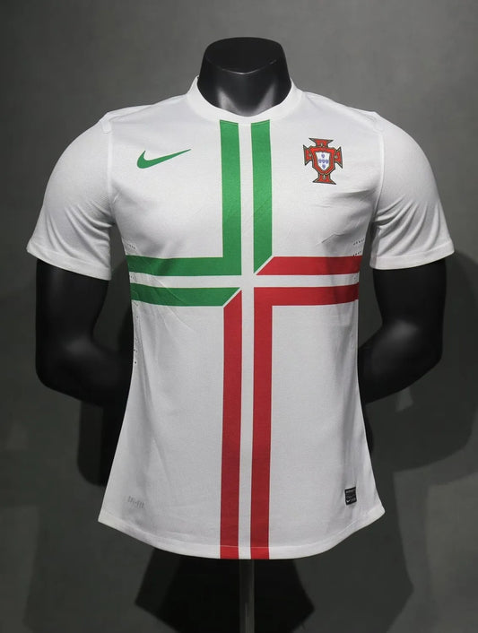 2012 Portugal Away Player Retro 1:1 Quality Soccer Jersey