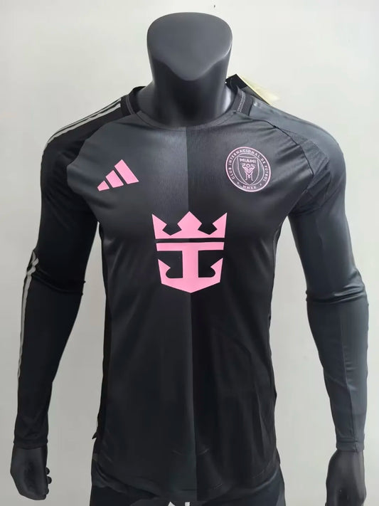 25/26 Inter Miami CF Away Long Sleeve Player 1:1 Quality Soccer Jersey
