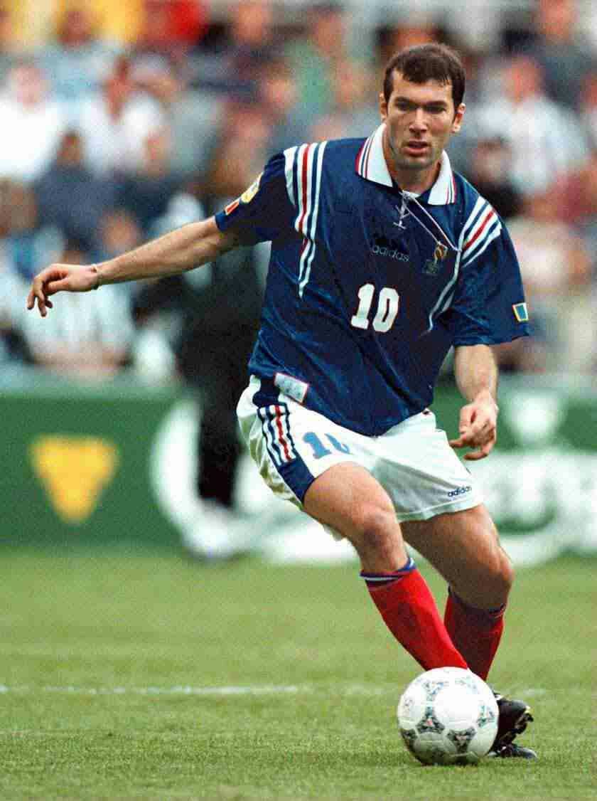 1996 France Home Blue Fans Retro 1:1 Quality Soccer Jersey
