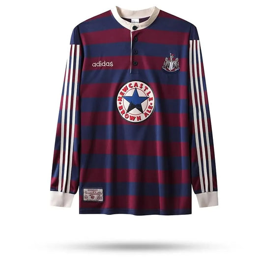 1995/1996 Newcastle Away Fans Long sleeve 1:1 Quality Retro Soccer Jersey