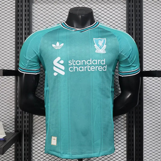 25/26 Liverpool Third Green Player 1:1 Quality Soccer Jersey