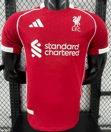 25/26 Liverpool Home Red Player 1:1 Quality Soccer Jersey