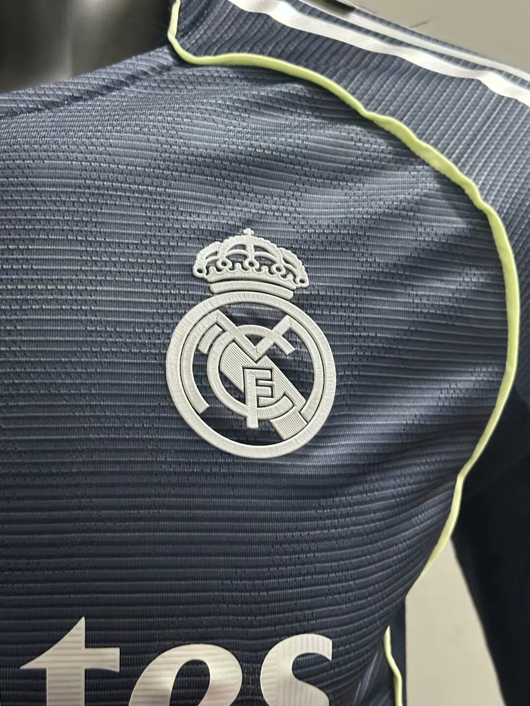 25/26 Real Madrid Away Player Long Sleeve 1:1 Quality Soccer Jersey