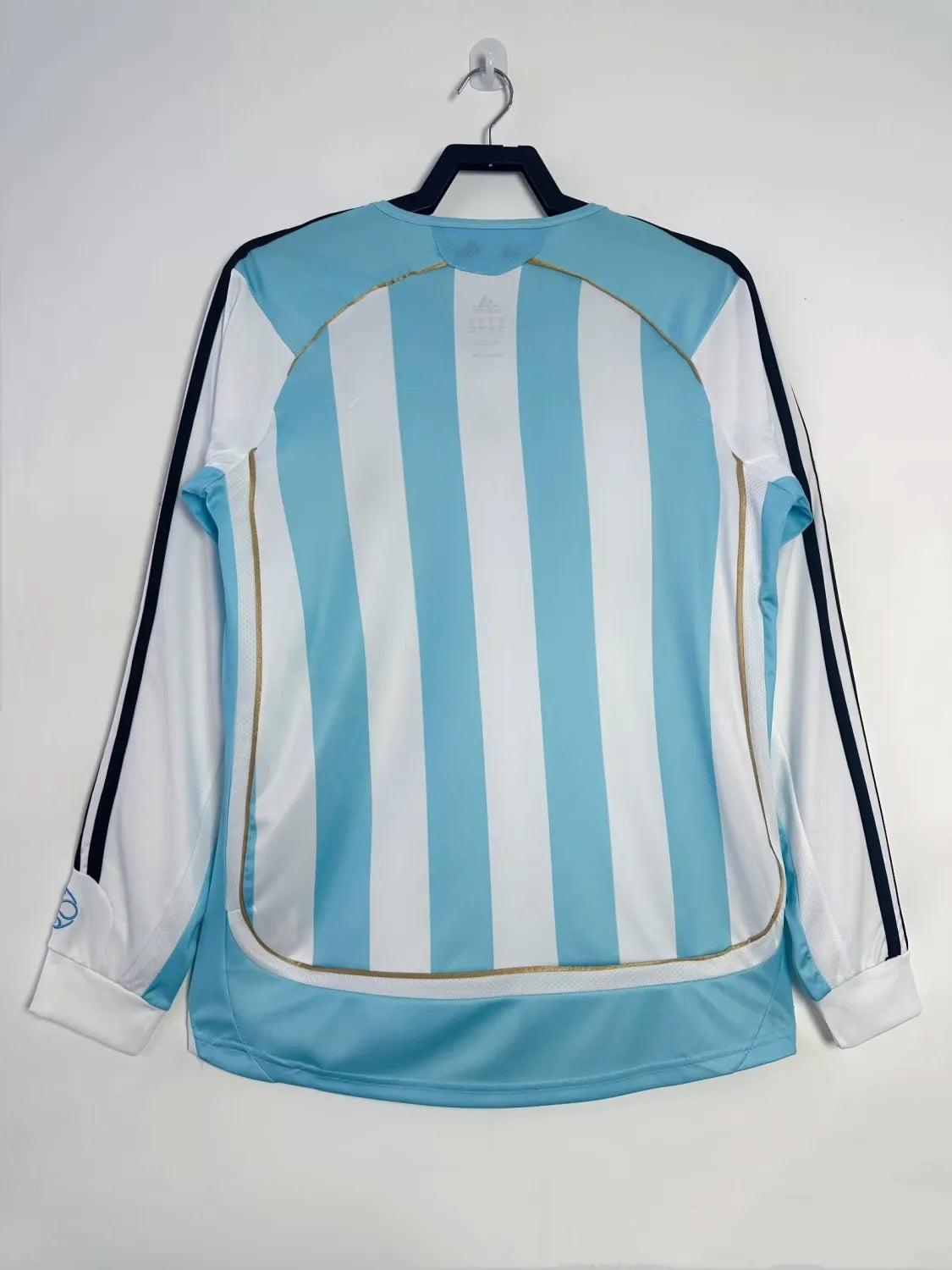 2006 Argentina Home Long Sleeve Retro 1:1 Quality Soccer Jersey
