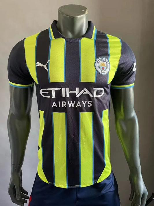 24/25 Manchester City Away Player 1:1 Quality Soccer Jersey