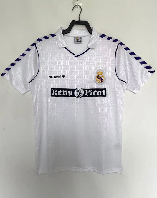 1988/1990 Real Madrid Home Fans 1:1 Quality Retro Soccer Jersey