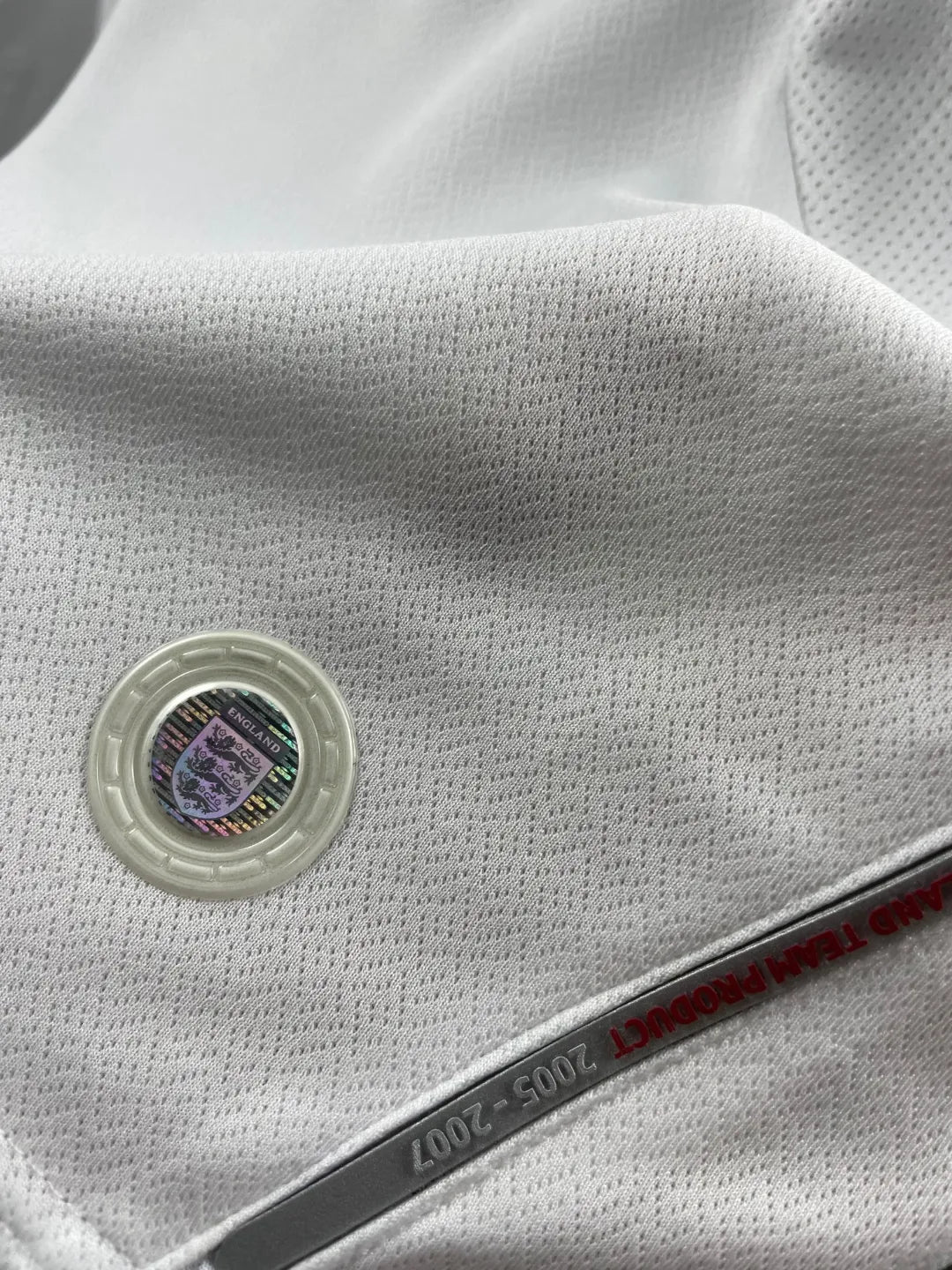 2006 England Home Long sleeve 1:1 Quality Retro Soccer Jersey