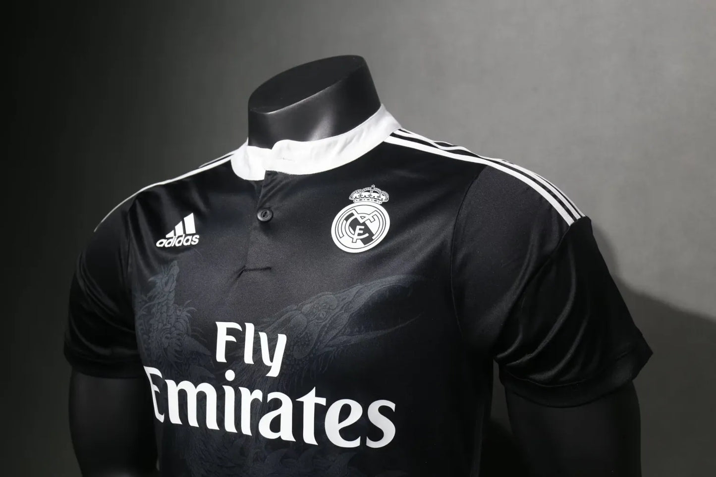 2014/2015 Real Madrid Away Black Player Retro 1:1 Quality Soccer Jersey